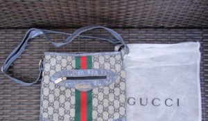 Cross body Gucci - šedá